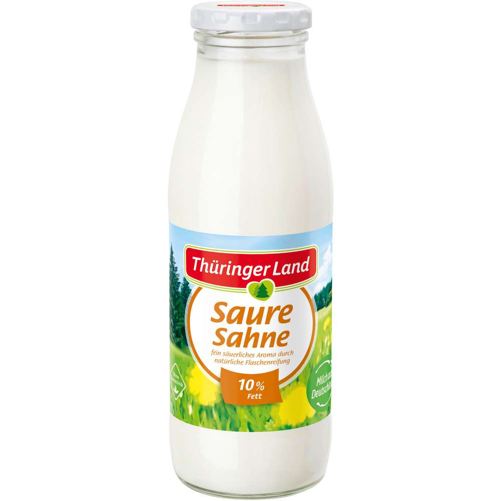 Produktabbildung Thüringer Land Saure Sahne, 10 % Fett