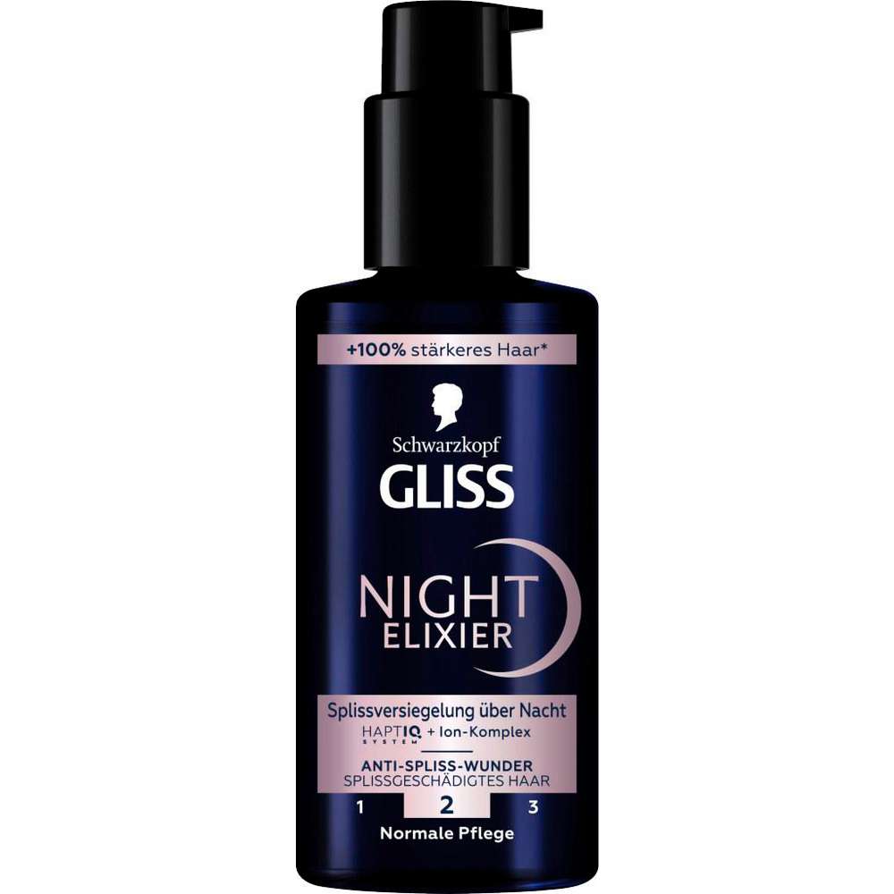 Produktabbildung Schwarzkopf Gliss Kur Night Elixier, Anti-Spliss