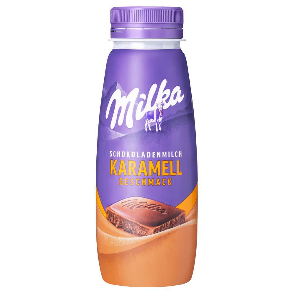 Produktabbildung Milka Schokoladenmilch Karamell Geschmack