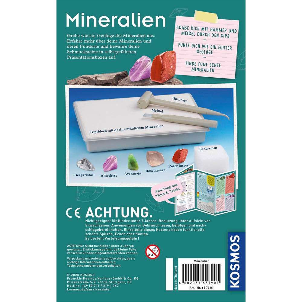Produktabbildung Kosmos Ausgrabungs-Set, Mineralien