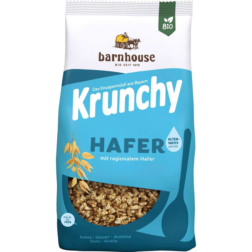 Produktabbildung barnhouse Krunchy Müsli Hafer, alternativ gesüßt