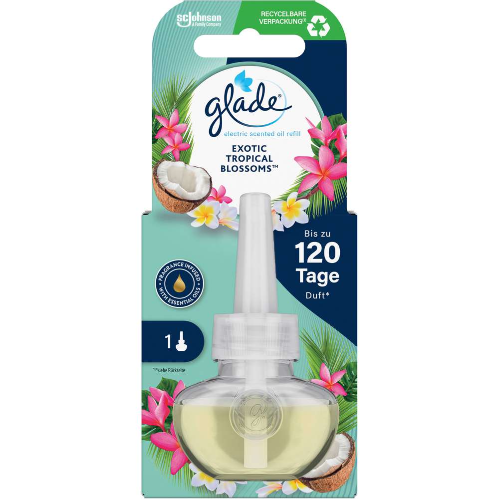 Produktabbildung Glade Duftstecker Electric Scented Oil Nachfüller, Exotic Tropical