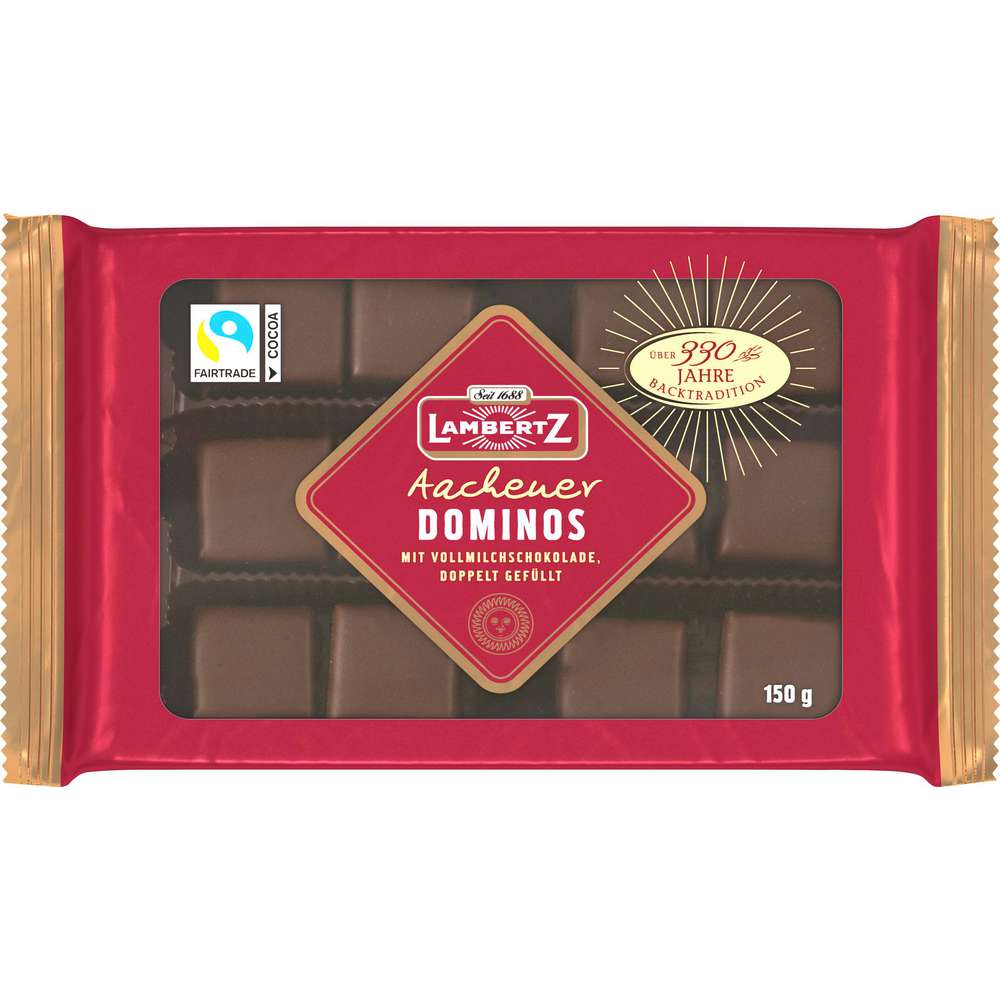 Produktabbildung Lambertz Aachener Dominosteine, vollmilch