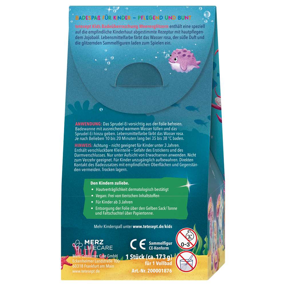 Produktabbildung tetesept Badeüberraschung Meeresglitzern