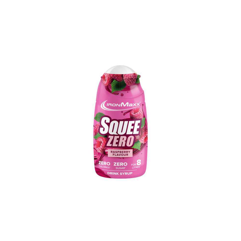 Produktabbildung IronMaxx Sirup Squee Zero, Himbeere