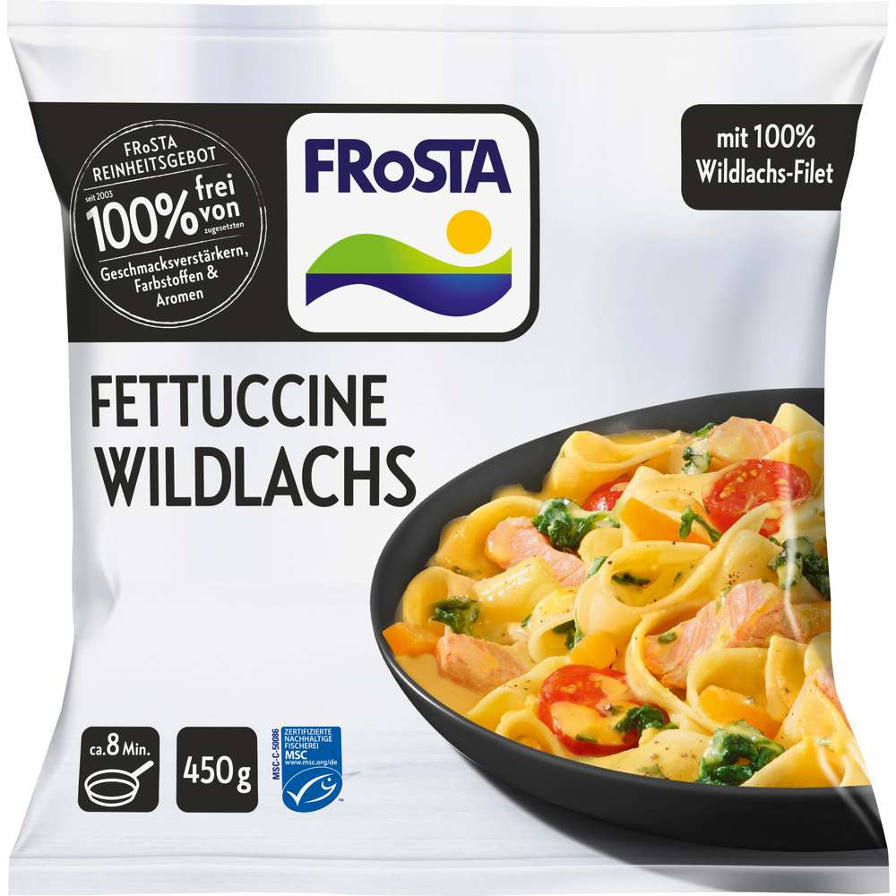 Produktabbildung Frosta Fettuccine Wildlachs