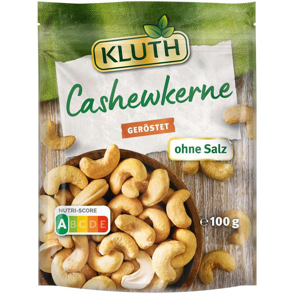 Produktabbildung Kluth Röst-Cashews, geröstet & ungesalzen