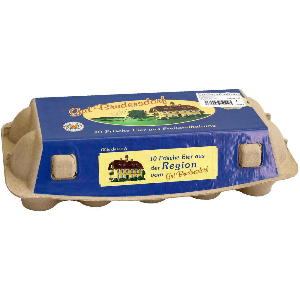 Produktabbildung Gut Brudersdorf Eier aus Freilandhaltung Gr. M-L