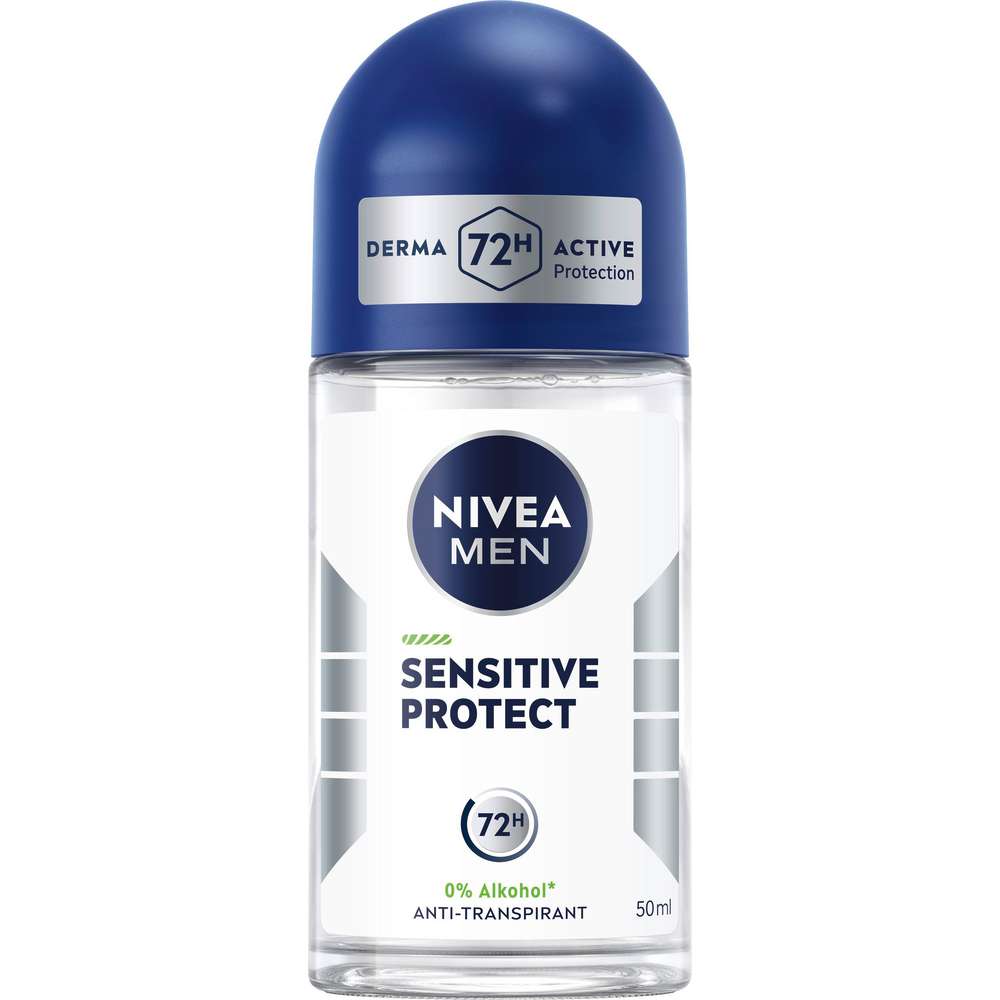 Produktabbildung Nivea Deodorant Men, Roll-on Sensitive Protect