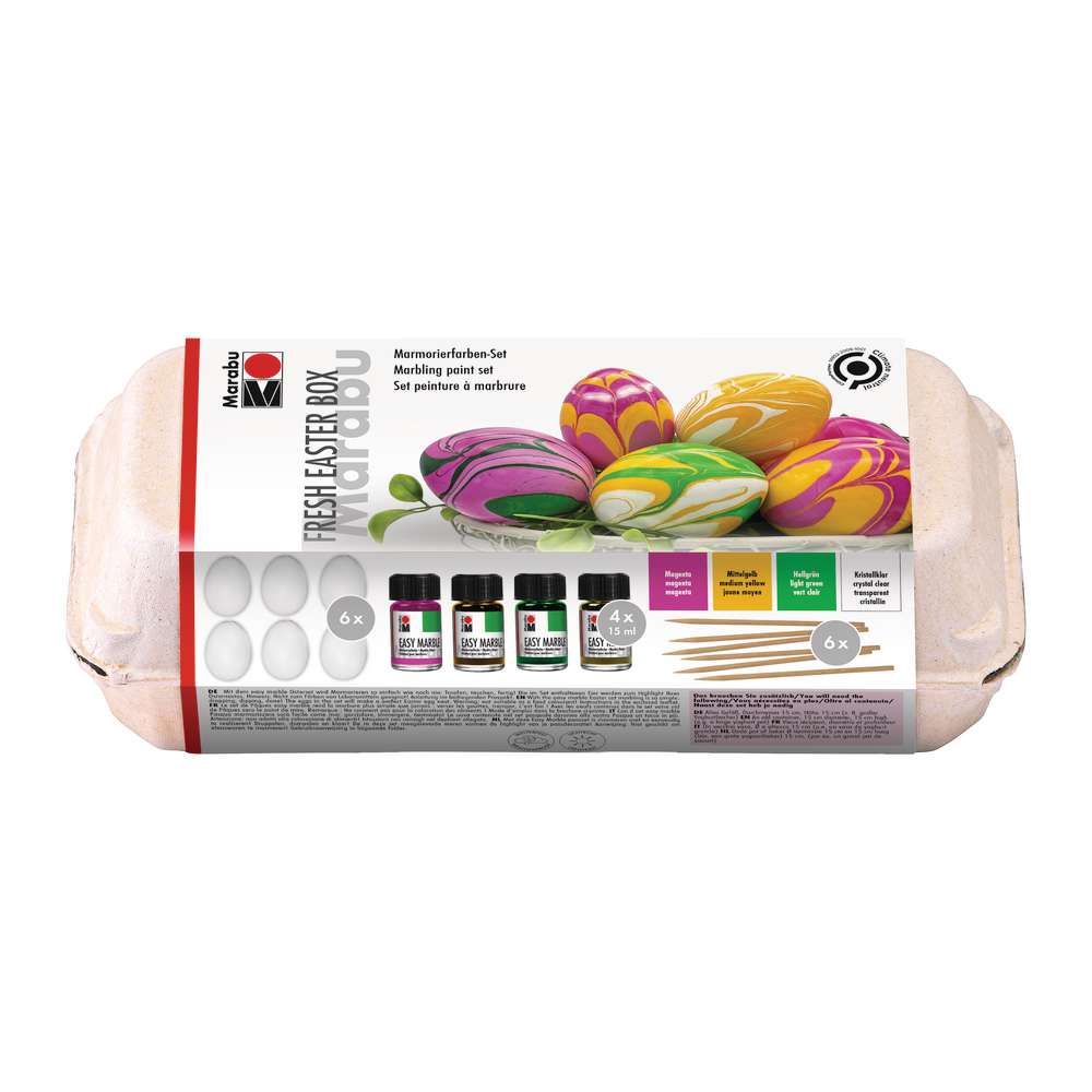 Produktabbildung Marabu Marmorierfarben-Set