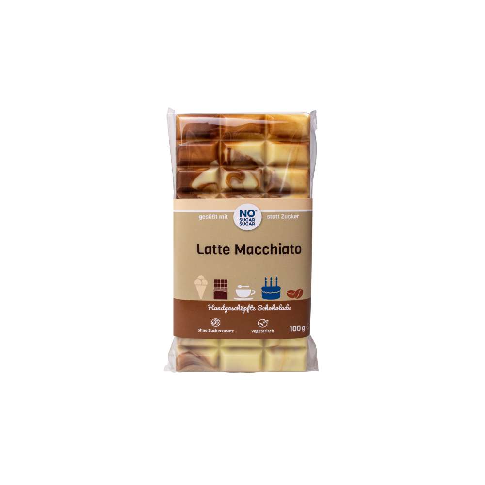 Produktabbildung No Sugar Tafelschokolade Latte Macchiato