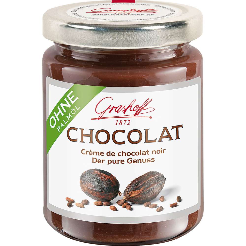 Produktabbildung Grashoff Schokoladencreme Pur, Dunkel