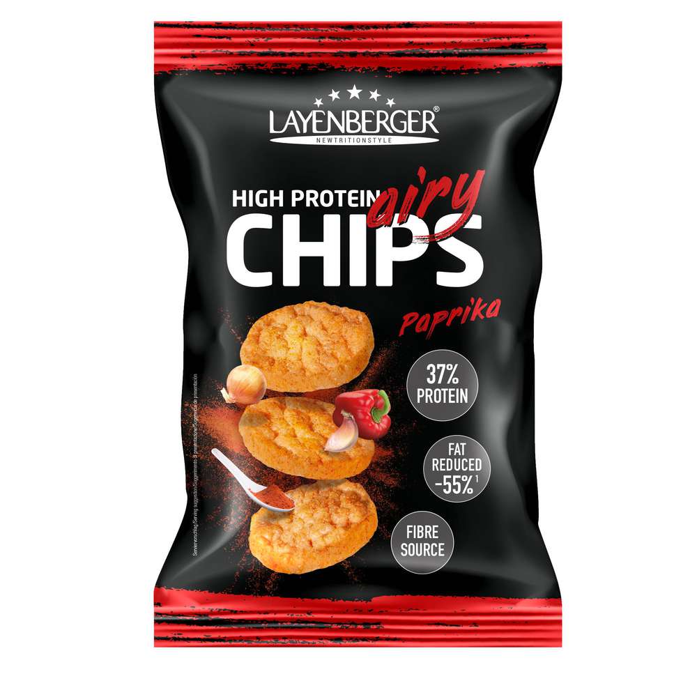 Produktabbildung Layenberger High Protein Airy Chips Paprika