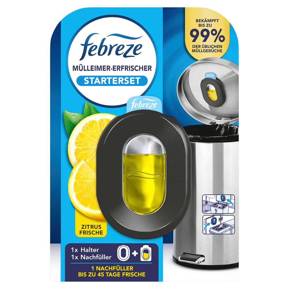 Produktabbildung Febreze Mülleimer-Erfrischer Starterset