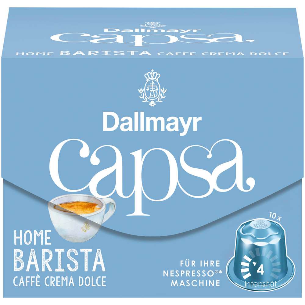 Produktabbildung Dallmayr Kaffee Kapseln Capsa, Home Barista Café Creama Dolce