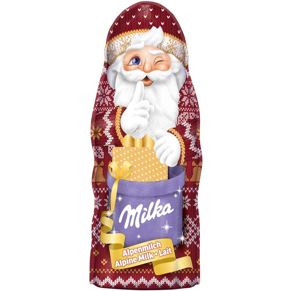 Produktabbildung Milka Weihnachtsmann, Alpenmilch