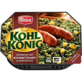 Kohlkönig, Grünkohl mit Kochmettwurst