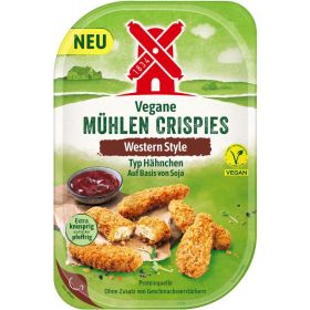 Vegane Mühlen Crispies, Western Style Typ Hähnchen