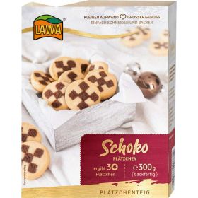 Plätzchenteig, Schoko