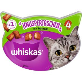 Katzen-Snacks Knuspertaschen, Pute