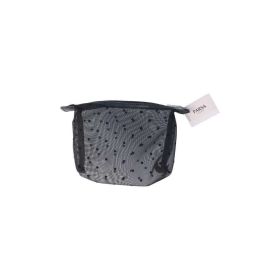 Kosmetiktasche Mesh, schwarz