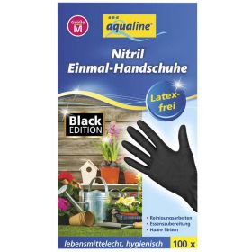 Einmalhandschuhe M, schwarz