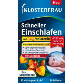 schneller Einschlafen, Melatonin