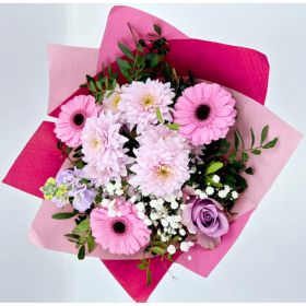 Muttertagstrauß Pink oder Lila, je Strauß