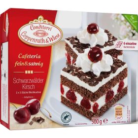 Fein&Sahnig Kuchenschnitten, Schwarzwälder Kirsch, tiefgekühlt