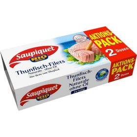 Thunfisch-Filets, Naturale ohne Öl, 2er-Pack