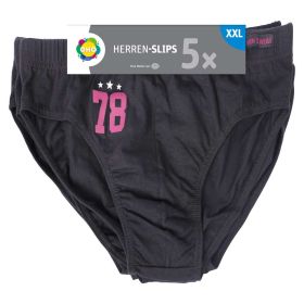 Herren-Slips 5er, XXL