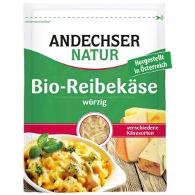 Bio-Reibekäse, gerieben