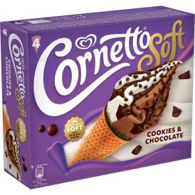 Waffeleis Cornetto Soft, Cookie & Schokolade