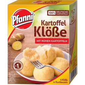 Kartoffel Knödel mit rohen Kartoffeln