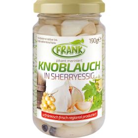 Knoblauch, in Sherryessig