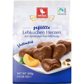 Lebkuchen-Herzen gefüllt, Vollmilch