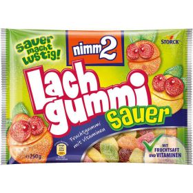 Lachgummi, sauer