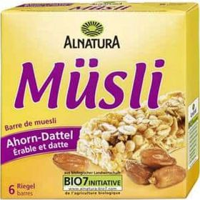 Müsli-Riegel, Ahorn-Dattel