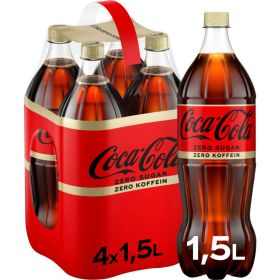 Cola Zero, koffeinfrei (4x 1,500 Liter)