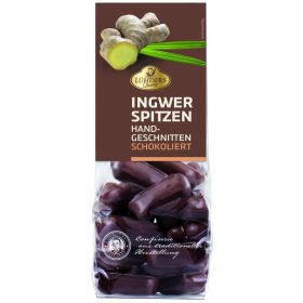 Ingwer-Spitzen, schokoliert