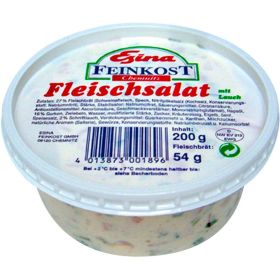 Fleischsalat mit Lauch