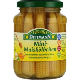 Mini Maiskölbchen im Glas