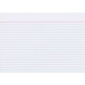 Karteikarten, DIN A5, liniert, 100 Stück