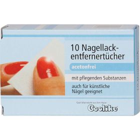 Nagellackentferner- Tücher acetonfrei