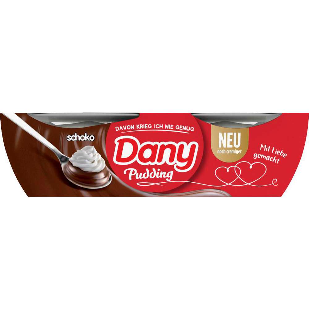 Dany Sahne Pudding, Schoko von Danone ⮞ Ansehen | Globus