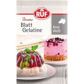 Blattgelatine, weiß