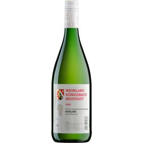 Gimmeldinger Meerspinne Riesling halbtrocken Pfalz DQW, Weißwein