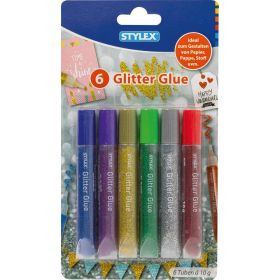 Glitter Glue, 6 Tuben