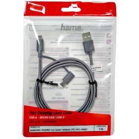 2in1-Lade-/Datenkabel 1 m