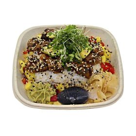 Poke-Bowl mit Hähnchen